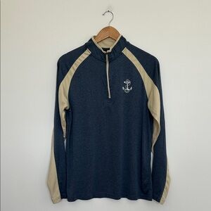 Men’s USNA US Naval Academy 1/4 Zip Pullover Size Medium